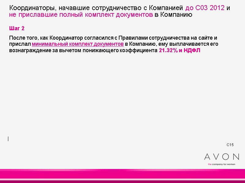 Шаг 2 После того, как Координатор согласился с Правилами сотрудничества на сайте и Шаг 2 После того, как Координатор согласился с Правилами сотрудничества на сайте и
